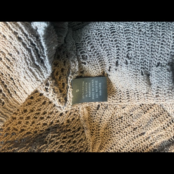 Asymmetrical Open Crochet/Pointelle Sweater - Picture 7 of 7